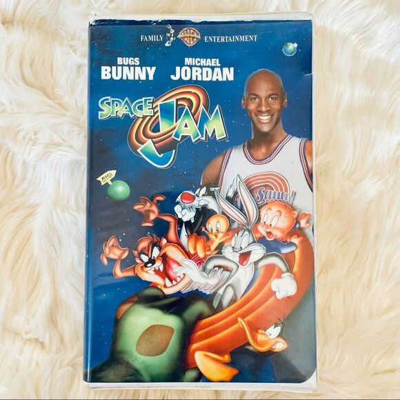 Warner Bros. Other - Space Jam VHS (1997 Clamshell) Michael Jordan Bugs Bunny Looney Toons Kids Movie